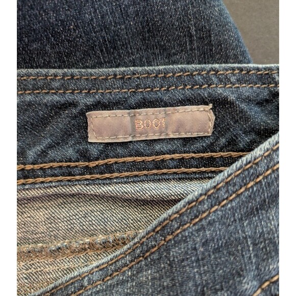 Melissa McCarthy Seven7 Womens 18W Bootcut Jeans Dark Wash Blue Stretch - Picture 7 of 10